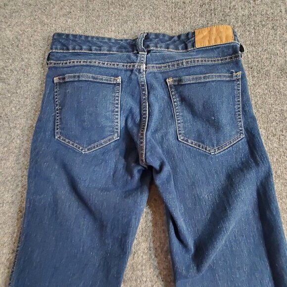H&M Denim Jeans Womens Blue Skinny Low Waist Stretch Retro Size 27x32 - Picture 8 of 14